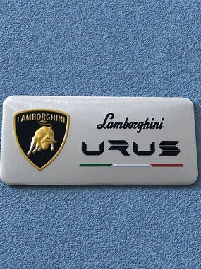 Golden Lamborghini URUS Murcielago Gallardo LOGO BADGE Emblem